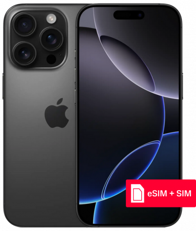 Изображение товара Apple iPhone 16 Pro Max 512 Гб eSIM + SIM Черный титан Б/У "Как новый"