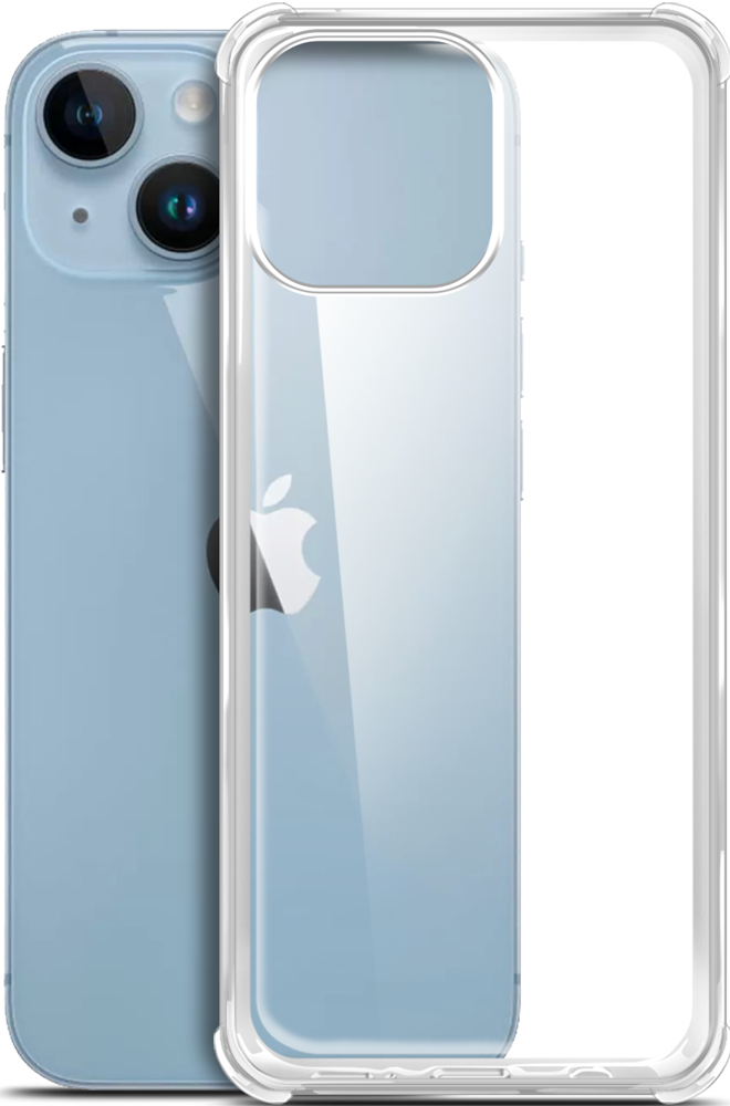 Borasco iPhone 14 Plus Bumper Case Прозрачный