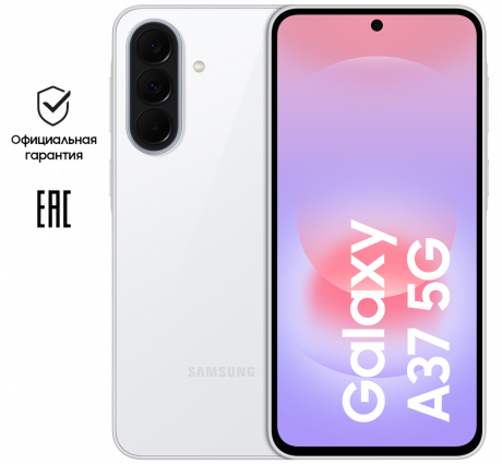 Изображение товара Samsung Galaxy A37 8/128 Гб 5G Dual sim Белый