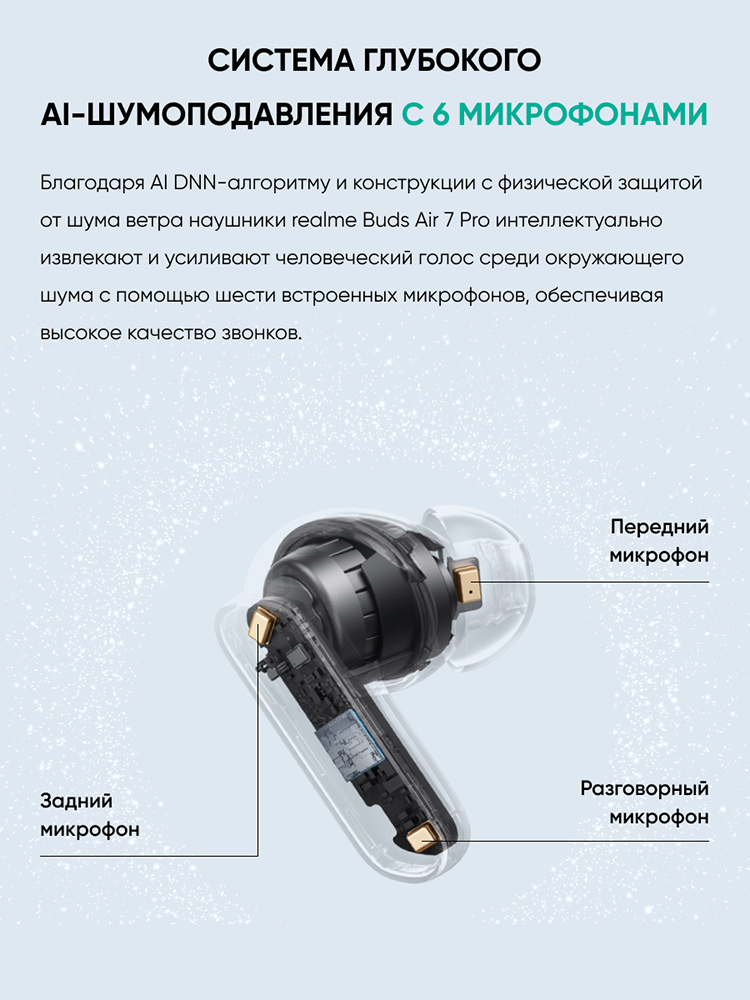 realme Buds Air 7 Pro Черные