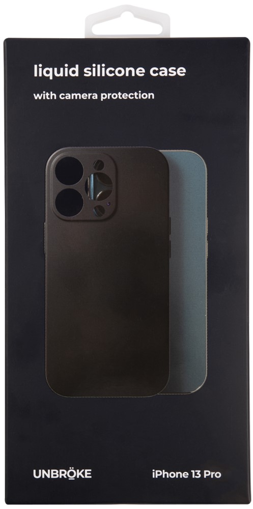 UNBROKE iPhone 13 Pro Liquid Silicone MagSafe черный