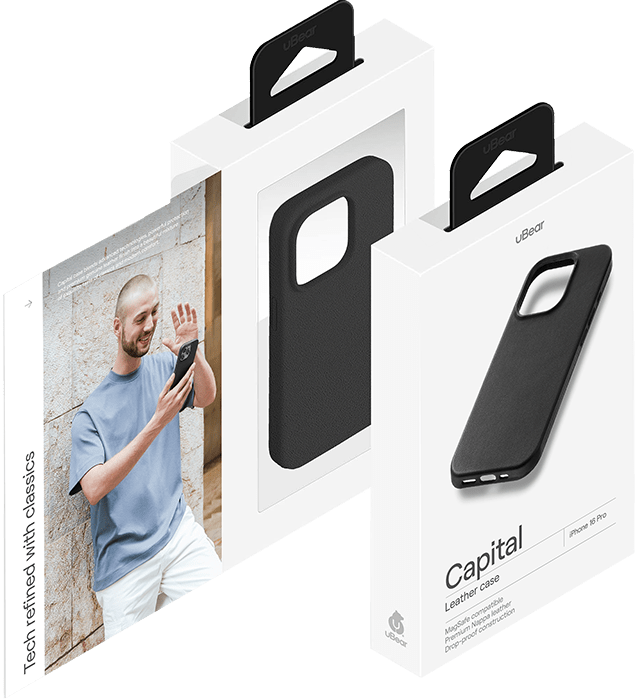 uBear Capital Case c MagSafe для iPhone 16 Pro Черный