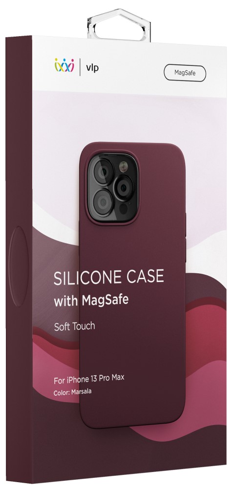VLP iPhone 13 pro max Silicone Case MagSafe Marsala