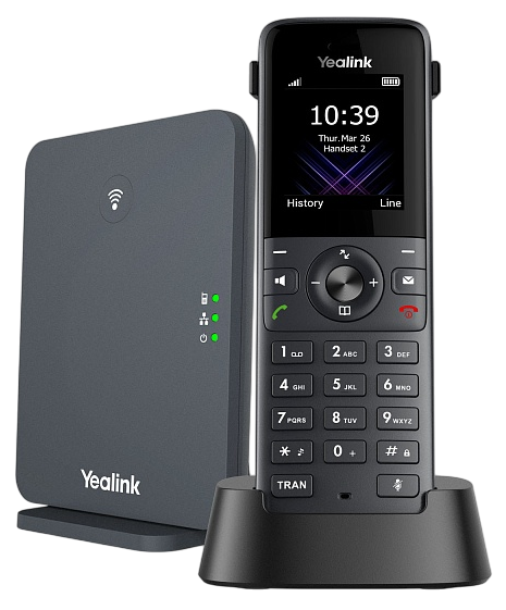 YEALINK W73P (база W70B+трубка W73H) Черный