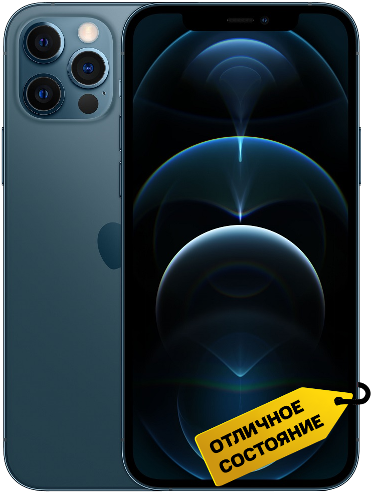 Смартфон Apple iPhone 12 Pro 256Gb «Тихоокеанский синий» «Отличное