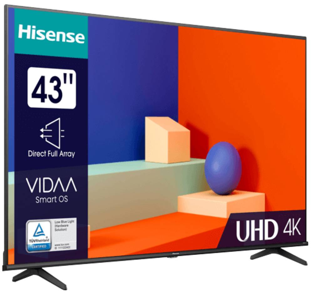 Hisense 43" 43A6K Черный
