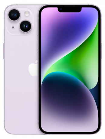 Изображение товара Смартфон Apple iPhone 14 256 Гб Фиолетовый OLED 6.1" IP68 Изображение товара Смартфон Apple iPhone 14 256 Гб Фиолетовый OLED 6.1" IP68