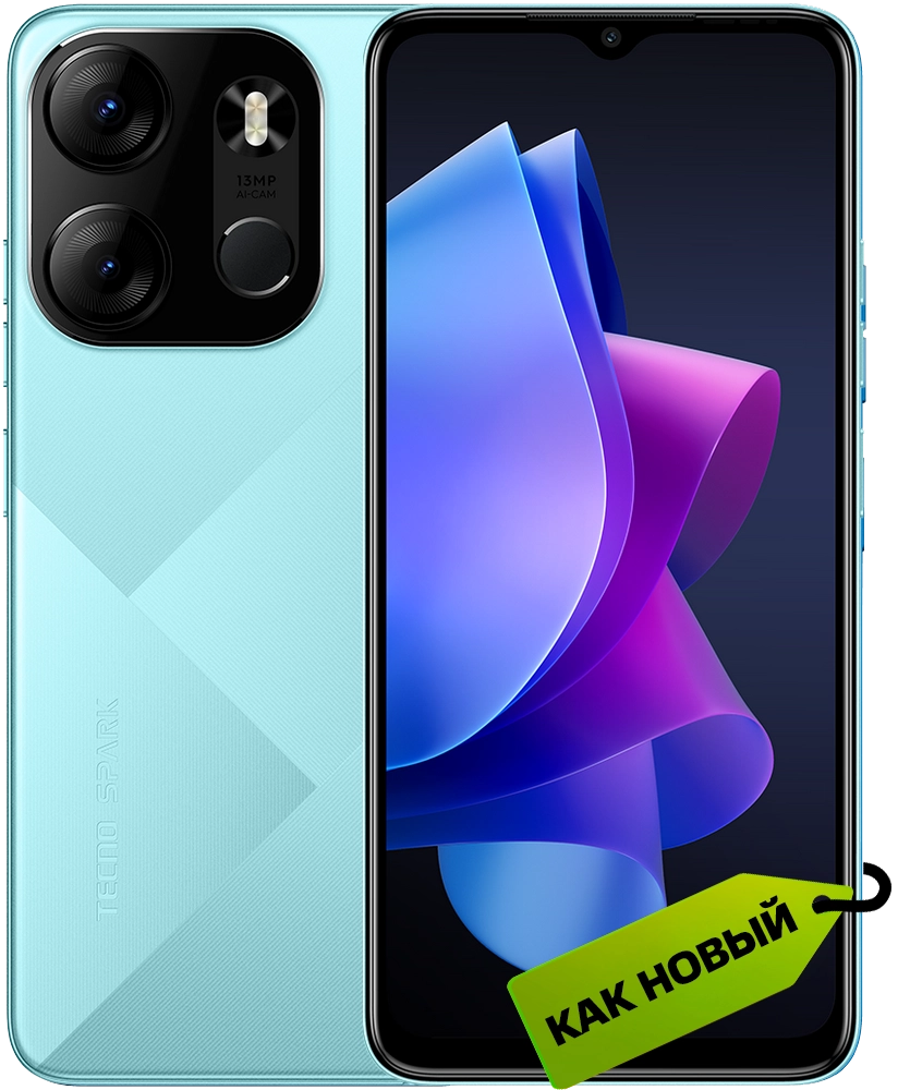 TECNO Spark Go 2023 3/64 Гб Голубой «Как новый»