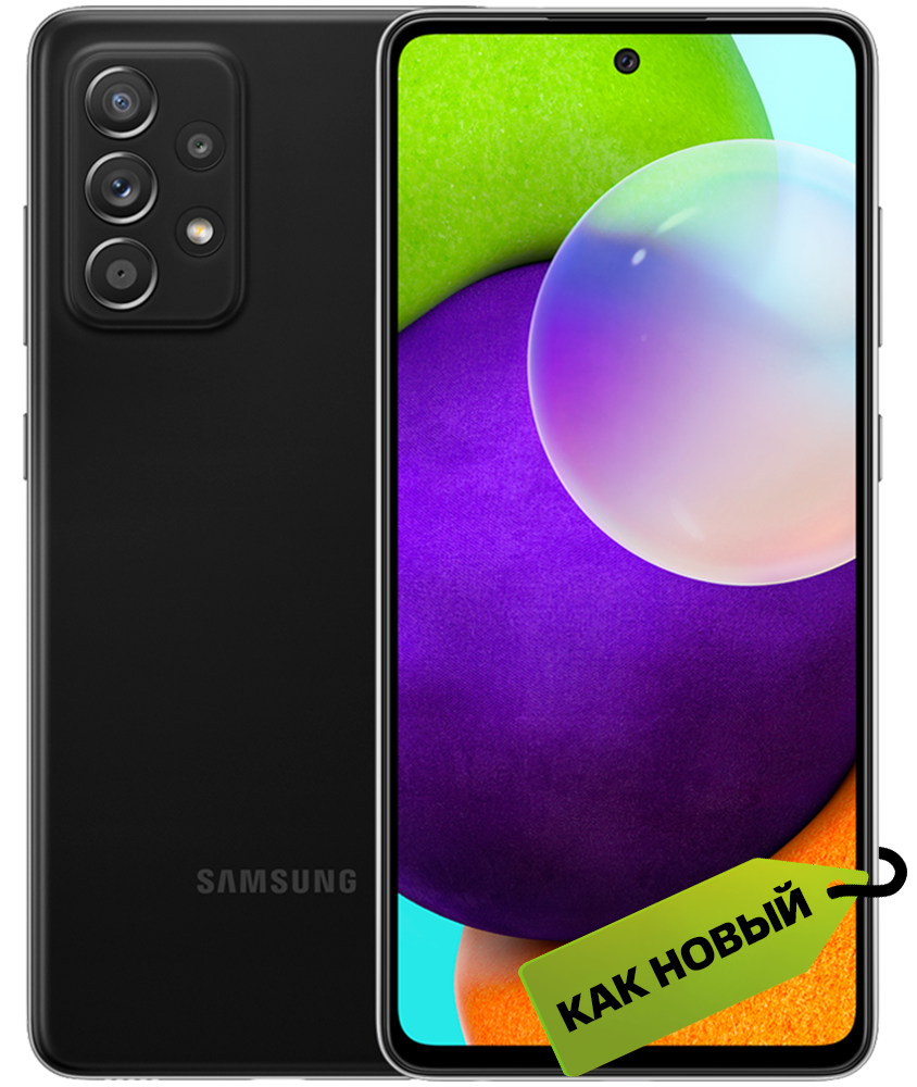 Samsung Galaxy A52 4/128Гб Черный "Как новый"