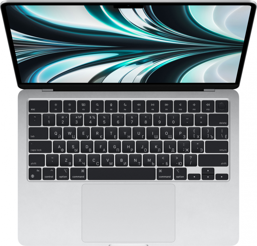 Apple Macbook Air 13.6" (M2, 8CPU, 10GPU, 2022) 8/512Gb Серебристый (MLY03)