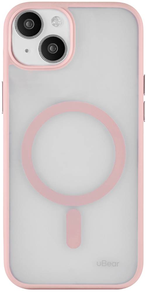uBear Cloud Mag Case для iPhone 15 Plus Розовый