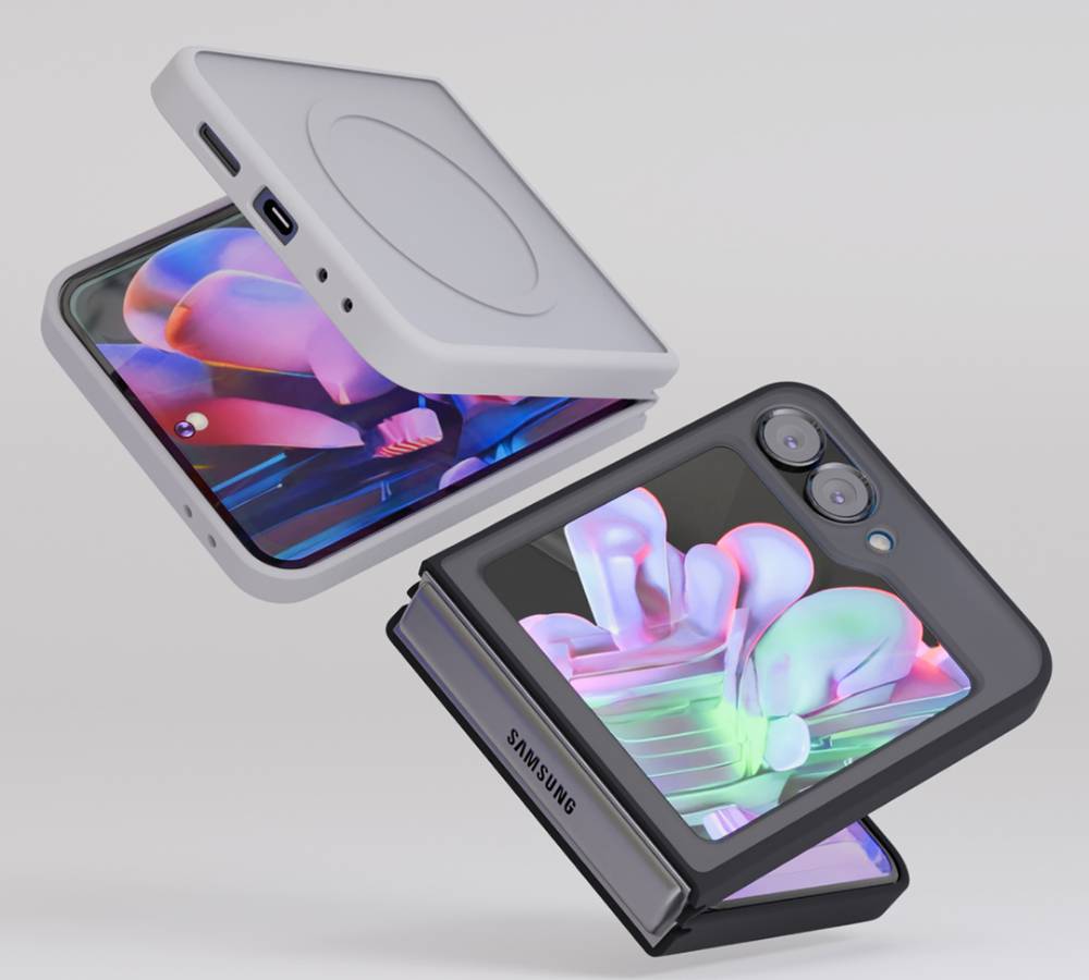 VLP Moon Case с MagSafe для Samsung Galaxy Z Flip6 Cерый