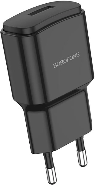 Borofone BA48A Orion 1xUSB2.1А дата-кабель Type-C 1м Black