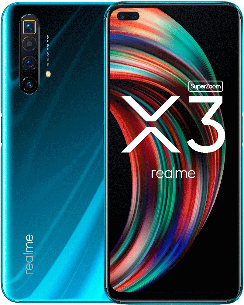 Смартфон Realme X3 Superzoom 12/256Gb Glacier Blue: купить по цене