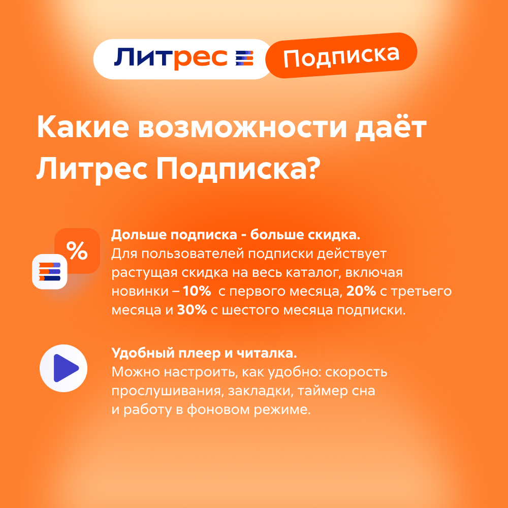 Литрес Подписка на 1 месяц