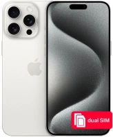 Изображение товара Apple iPhone 15 Pro Max 1 ТБ SIM + SIM Белый титан Б/У "Отличный"