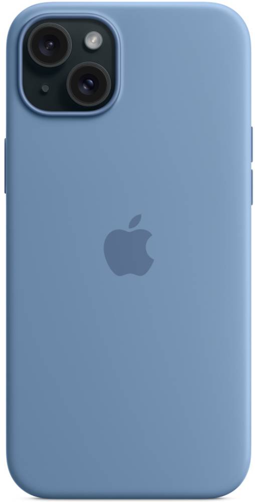 Apple iPhone 15 Plus Silicone Case with MagSafe Зимний синий