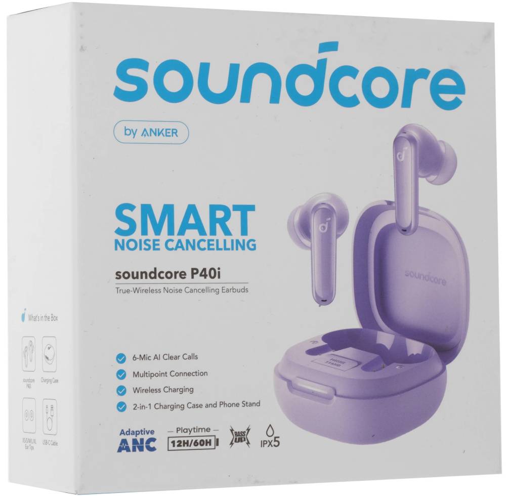 Anker Soundcore P40i Фиолетовые