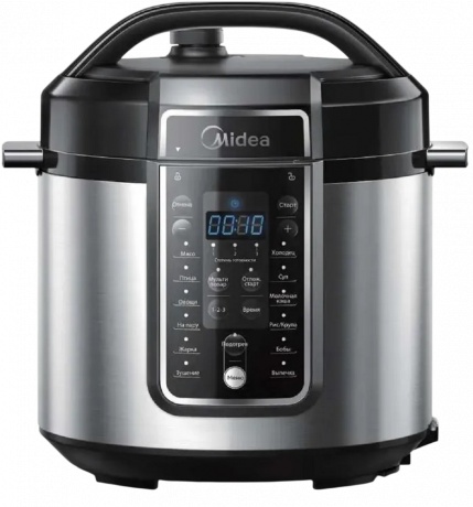 Изображение товара Мультиварка Midea MPC-6037 серебристая с сенсорным управлением и таймером Изображение товара Мультиварка Midea MPC-6037 серебристая с сенсорным управлением и таймером