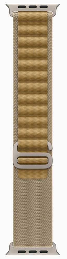Apple Watch Ultra 2 (2024) Natural Titanium +ремешок Alpine Loop tan (M)