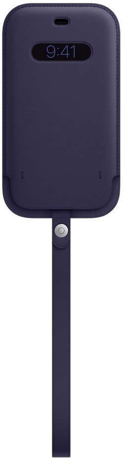 Apple iPhone 12/12 Pro MagSafe кожаный темно-фиолетовый (MK0A3ZE/A)
