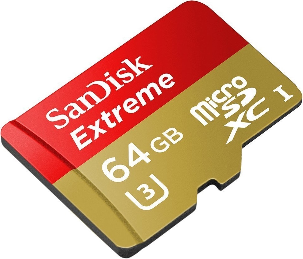 SanDisk Extreme 64Gb Class 10 с адаптером