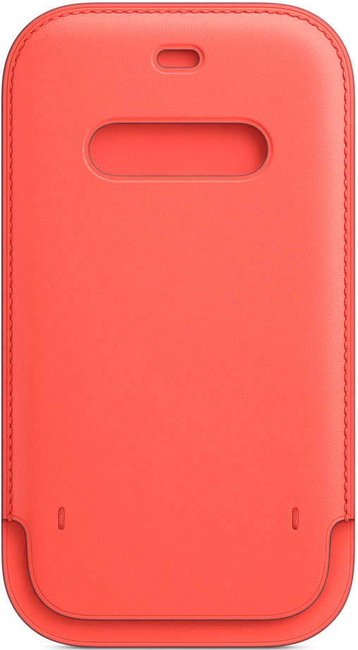 Apple iPhone 12/12 Pro MagSafe кожаный Розовый цитрус (MHYA3ZE/A)