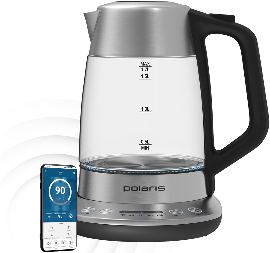 Polaris PWK 1775CGLD Wi-Fi IQ Home Silver matte