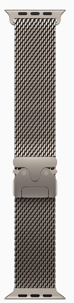 Apple Watch Ultra 2 (2024) Natural Titanium +ремешок Titanium Milanese Loop natural (M)