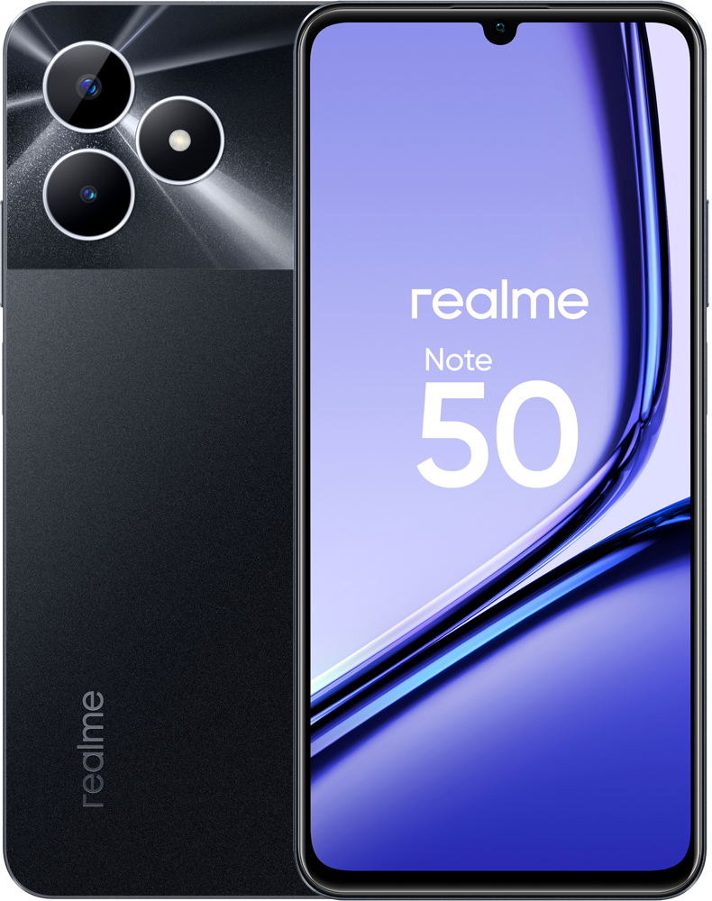 realme Note 50 3/64 Гб Черный