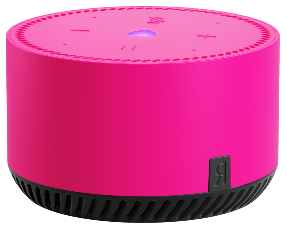 Яндекс.Станция Лайт с голосовым помощником Алиса фламинго