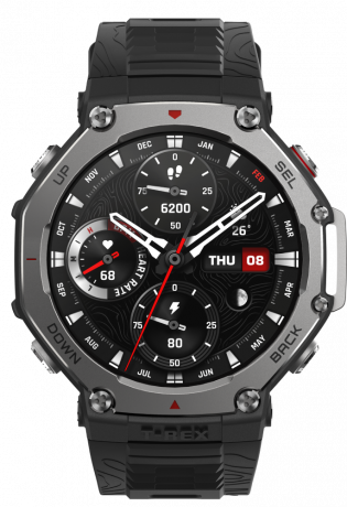 Изображение товара Amazfit T-Rex 3 Черные Смарт-часы с прочным корпусом водонепроницаемостью и GPS