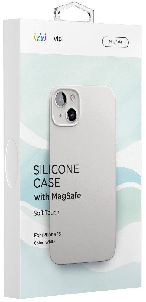 VLP iPhone 13 Silicone Case MagSafe White