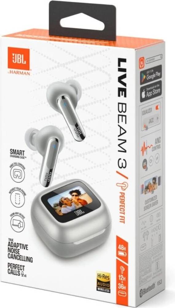 JBL Live Beam 3 Серебряные