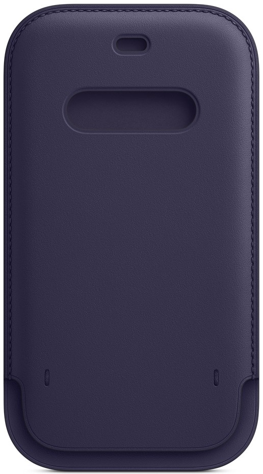 Apple iPhone 12/12 Pro MagSafe кожаный темно-фиолетовый (MK0A3ZE/A)