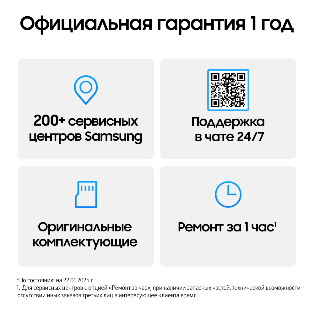 Samsung Galaxy S25 12/256 Гб 5G Черный (S931)