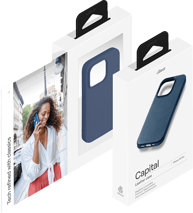 uBear Capital Case c MagSafe для iPhone 16 Pro Синий
