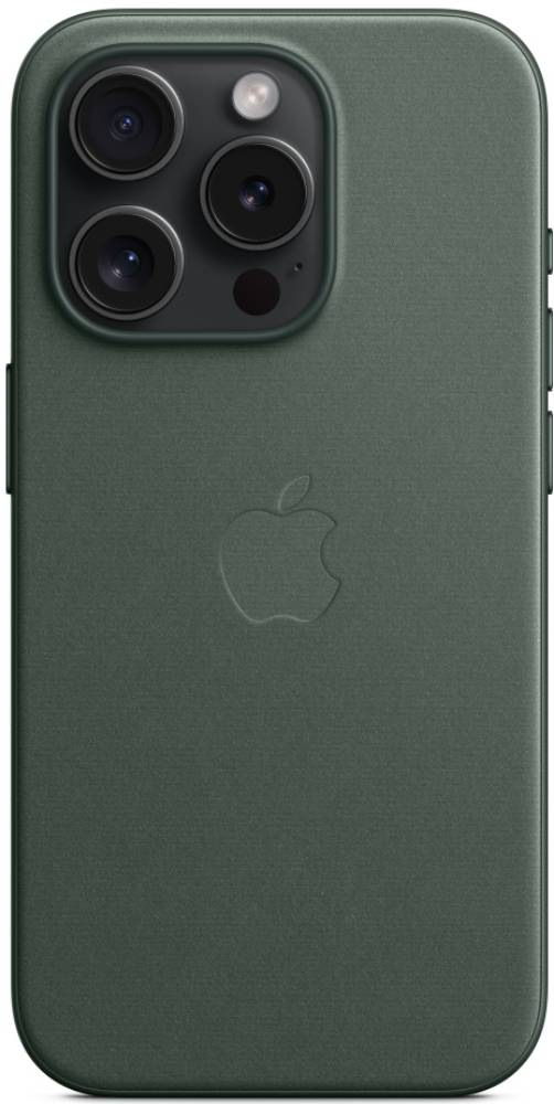 Apple iPhone 15 Pro FineWoven Case with MagSafe Вечнозеленый