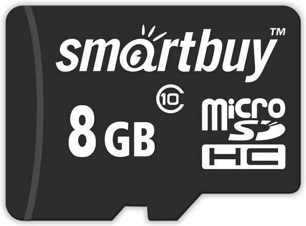 Smartbuy 8Gb Class10 с адаптером Black