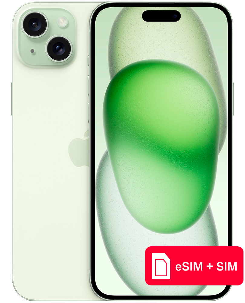 Apple iPhone 15 Plus 512Gb eSIM + SIM Зеленый
