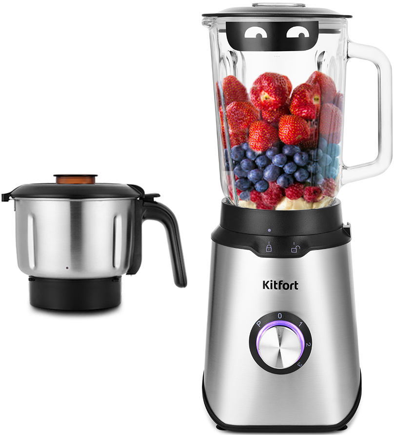 Kitfort 2 в 1 КТ-1344 Серебристый