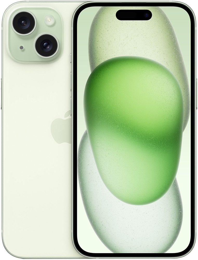 Смартфон Apple iPhone 15 256Gb SIM + SIM Зеленый: купить по