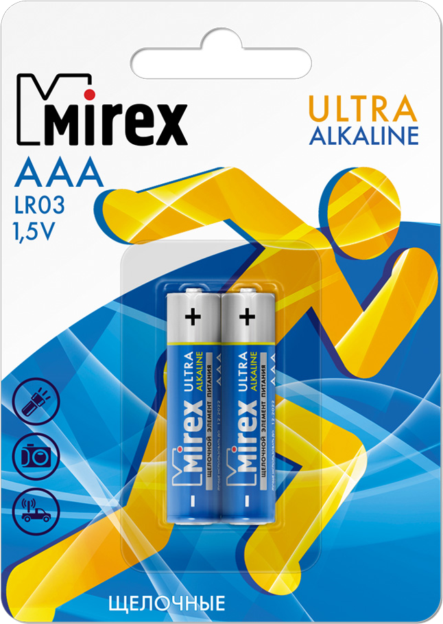 Mirex AAА блистер 2шт
