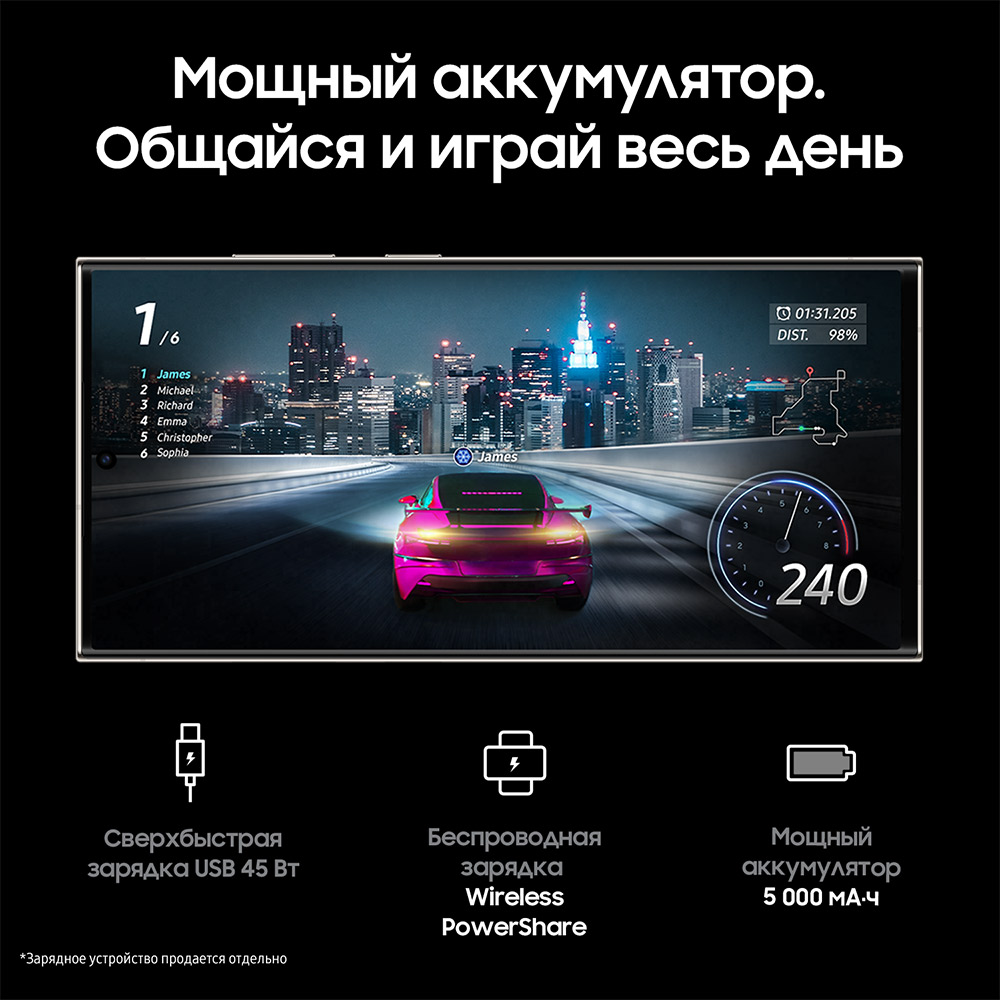 Samsung Galaxy S23 Ultra 5G 8/256 Гб Кремовый