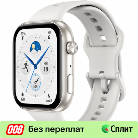 Изображение товара Умные часы HONOR Choice Watch 2i Белые с AMOLED дисплеем и мониторингом здоровья Изображение товара Умные часы HONOR Choice Watch 2i Белые с AMOLED дисплеем и мониторингом здоровья