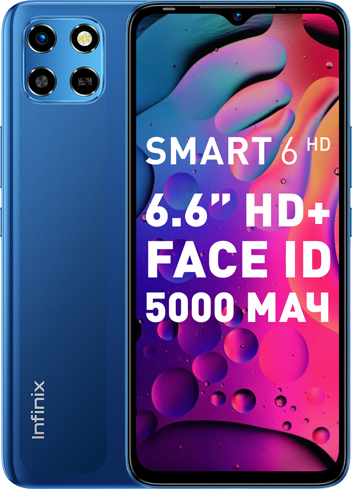 Infinix SMART 6 HD 2/32Gb Синий