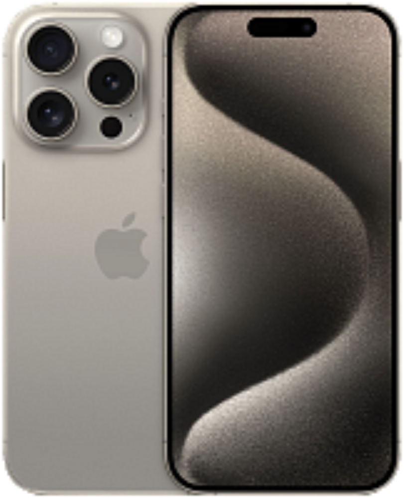 Смартфон Apple iPhone 15 Pro 256 ГБ («Белый титан» | White Titanium) — фото 1