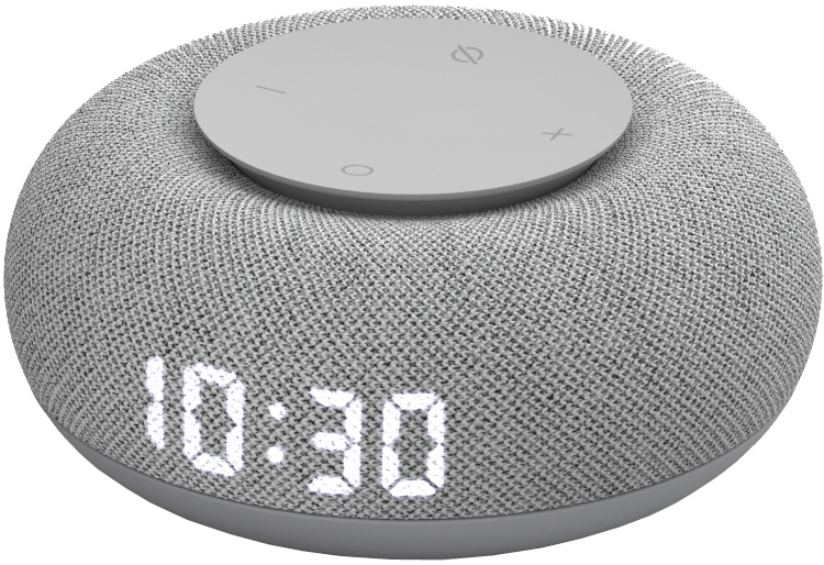 VK Капсула Мини с голосовым помощником Марусей, Светло-серая