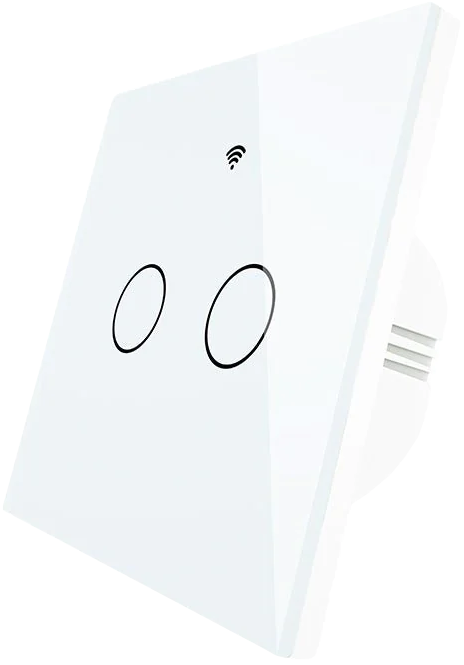 MOES Gang Smart Switch Sensor w/o grounding ZS-EU2, Zigbee, 100-240 В Белый