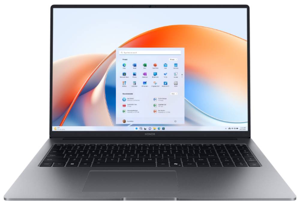 HONOR MagicBook X16 Plus 2024 AMD Ryzen 7 8845HS Radeon 780M 16Гб/1 Тб Win11 Серый (5301AJPF)